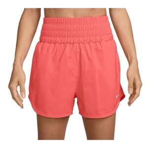 Nike Womens One Dri-fit Ultra High waisted 3"‎ brief lined shorts magic ember XS